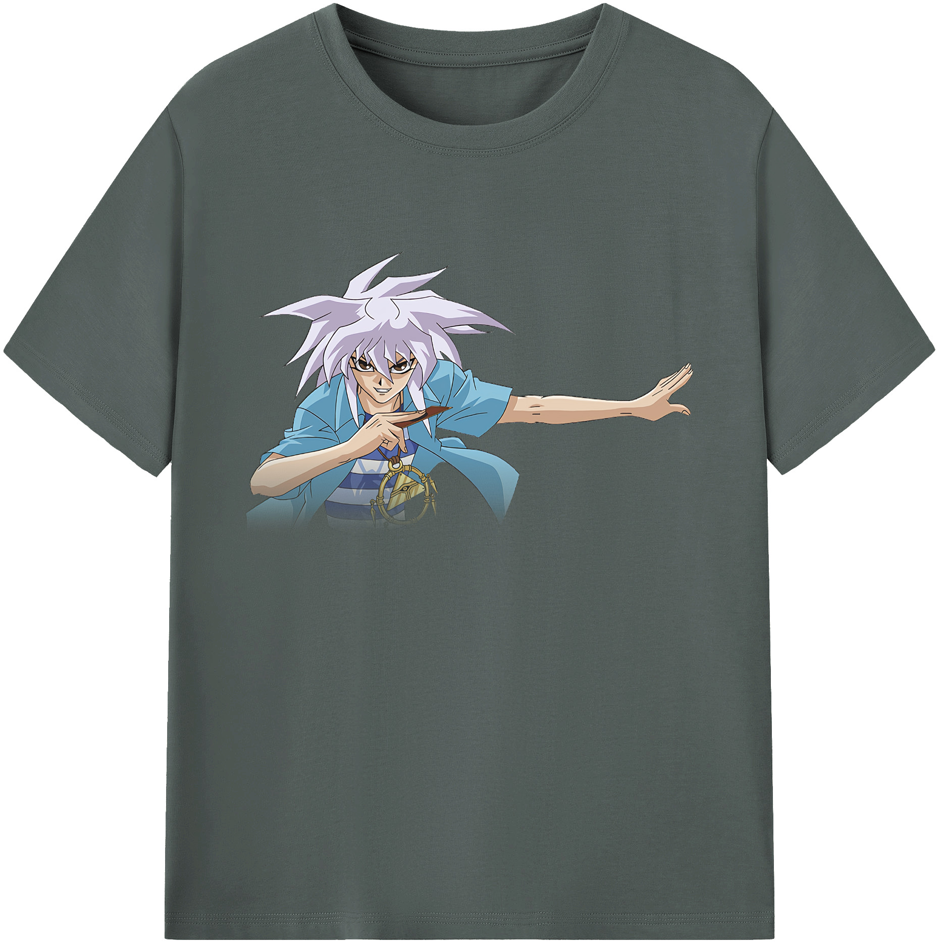 （画像用） 遊☆戯☆王 Yu-Gi-Oh! 綿100％ メンズ半袖Tシャツ｜肌触りやわらか＆通気性